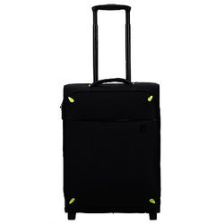 Qubed Newpoint 2-Wheel Small Cabin Suitcase 55cm Black